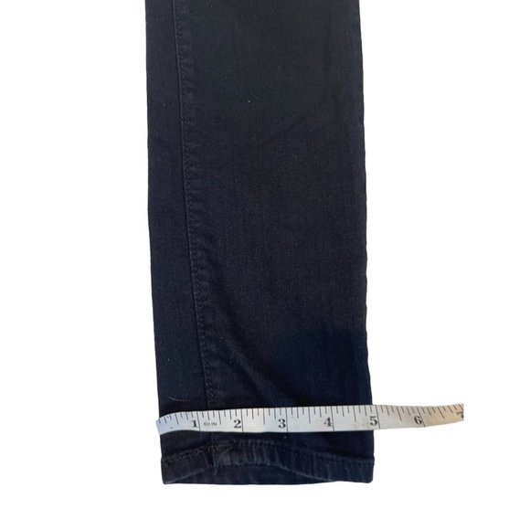 Old Navy Womens Super Skinny Jeans Denim Mid Rise Stretch 5 Pockets Black Size 4 - Picture 5 of 10